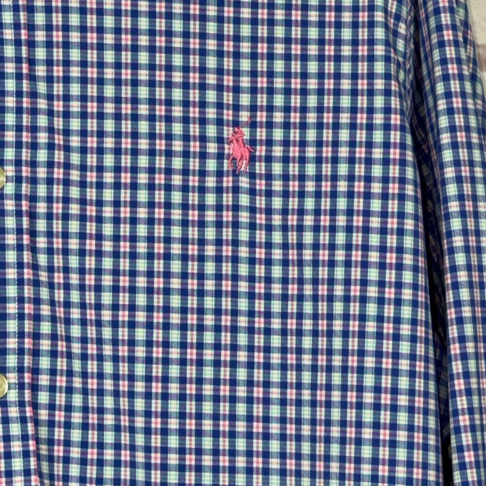 Ralph Lauren Large Slim Fit Checkered Shirt - Picture 3 of 7